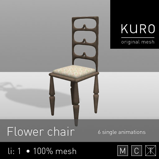 Kuro - Flower chair