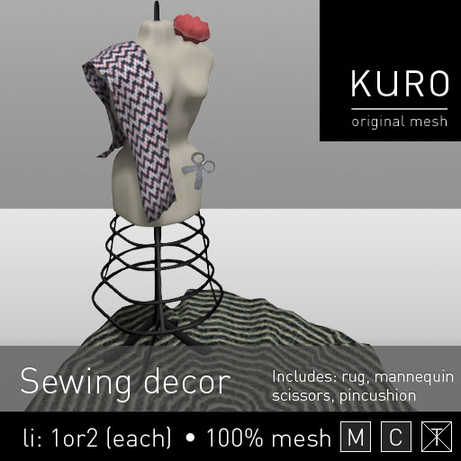 Kuro - Sewing decor
