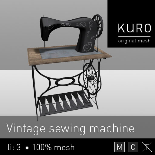 Kuro - Vintage sewing machine