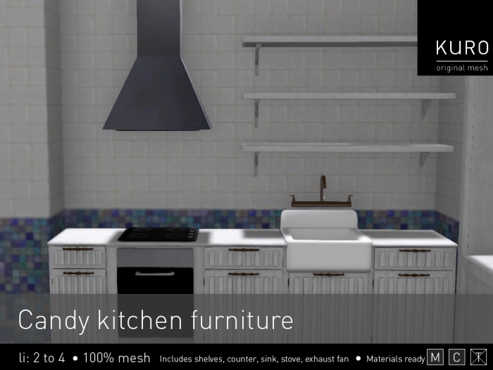 Kuro - Candy kitchen furniture