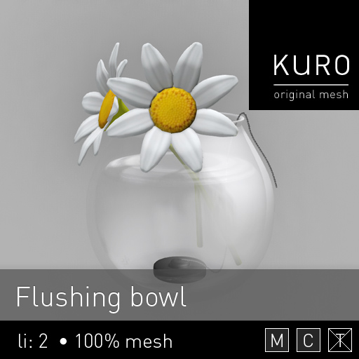 Kuro - Flushing bowl