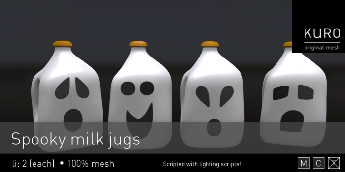Kuro - Spooky milk jugs