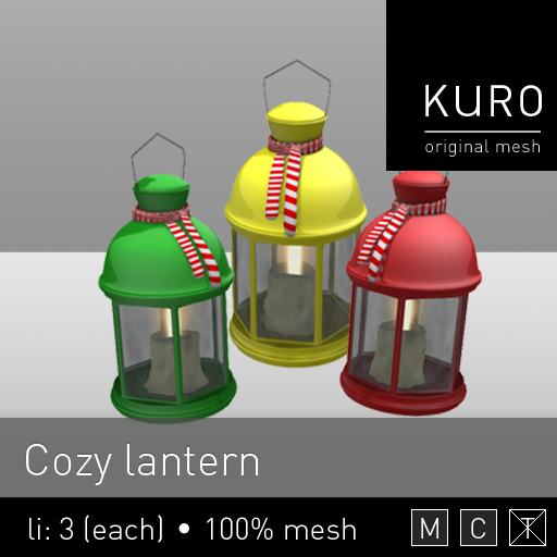 Kuro - Cozy lantern