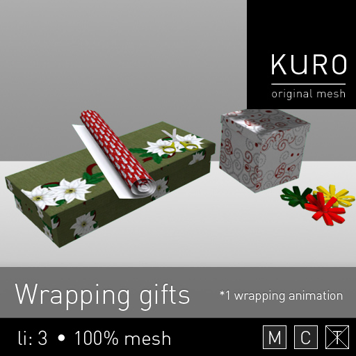 Kuro - Wrapping gifts