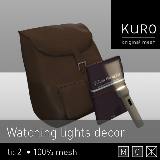 Kuro - Watching lights decor