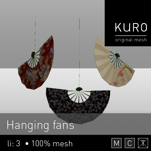Kuro - Hanging fans