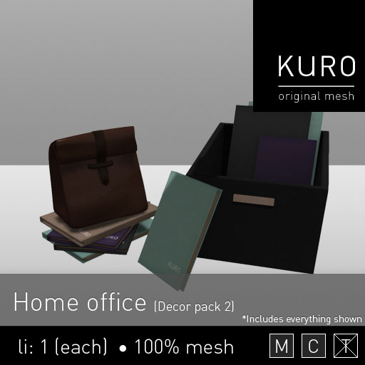 Kuro - Home office (decor pack 2)