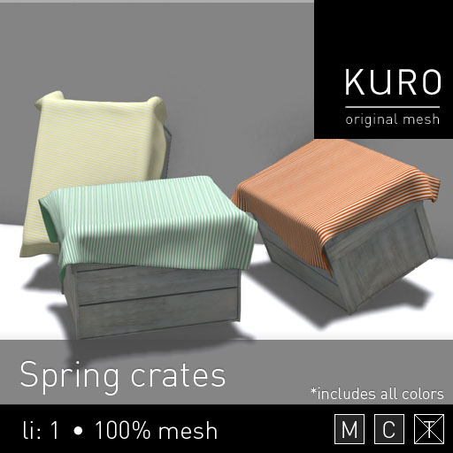 Kuro - Spring crates