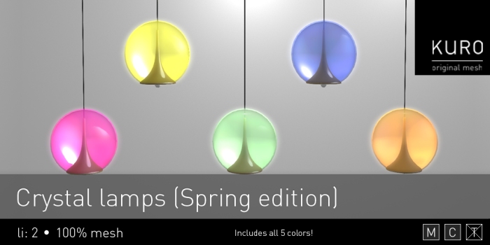 Kuro - Crystal lamps (spring edition)