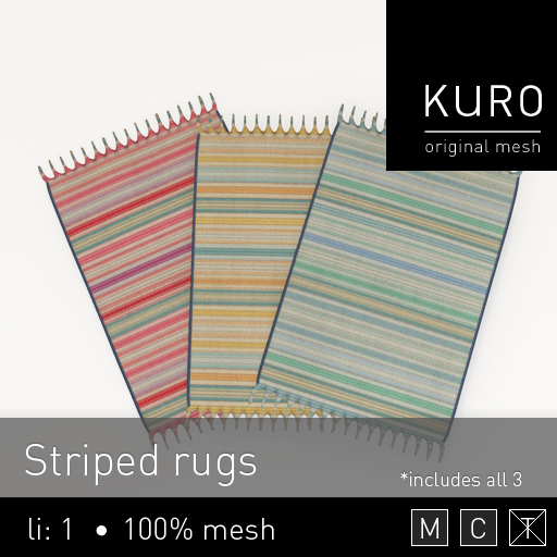 Kuro - Striped rugs