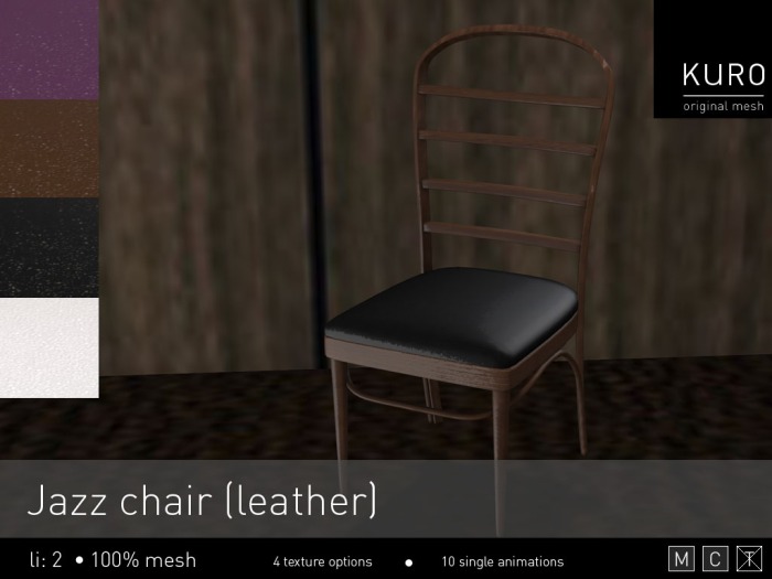 Kuro - Jazz chair (leather)