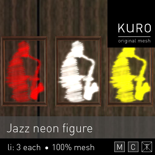 Kuro - Jazz neon figure