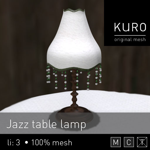 Kuro - Jazz table lamp