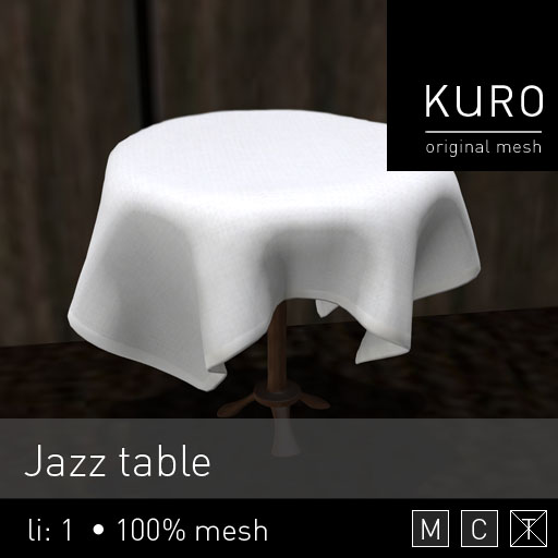Kuro - Jazz table