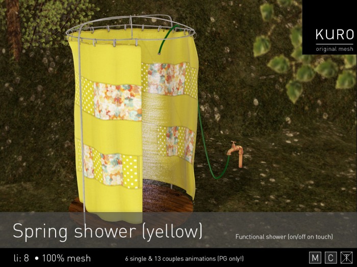 Kuro - Spring shower (yellow) PG