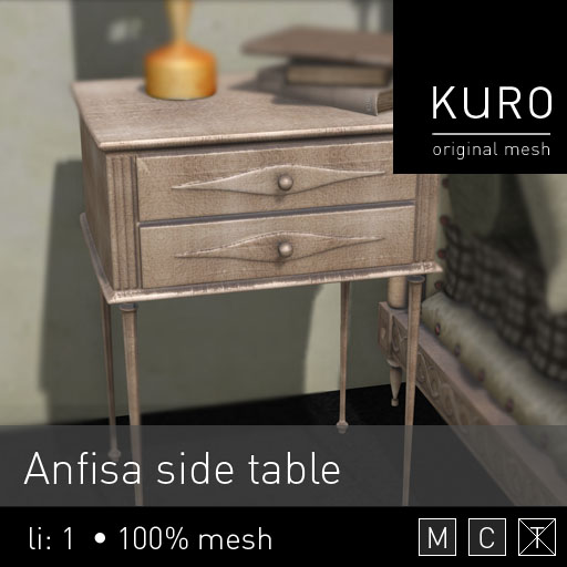 Kuro - Anfisa side table