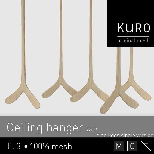 Kuro - Ceiling hanger tan