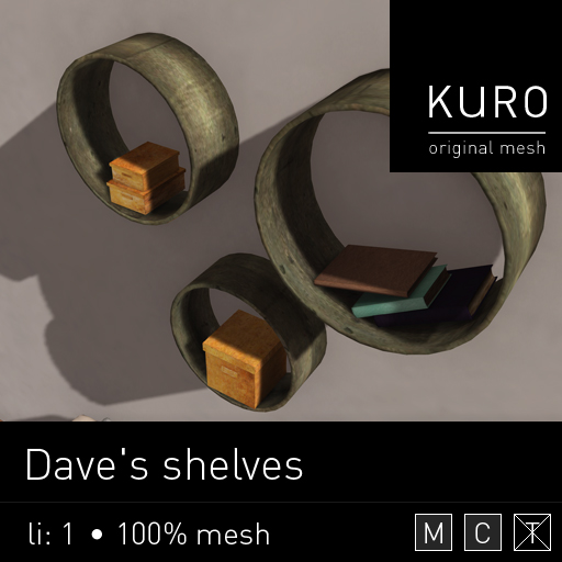 Kuro - Dave shelves