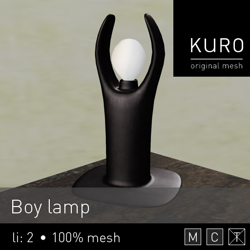 Kuro - Boy lamp