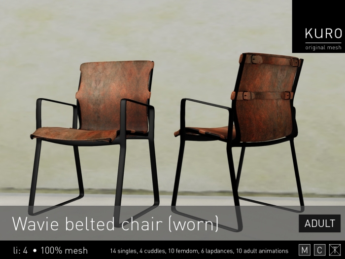 Kuro - Wavie belted chair (worn) Adult